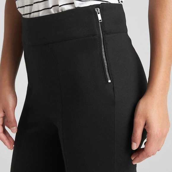 Gap Side-Zip Ponte Legging size S Charcoal Heather - Picture 7 of 8